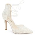 Bella Belle Shoes Cameron, wedding shoes, ivory wedding shoes, beautiful wedding shoes, modern wedding shoes, designer wedding shoes, lace wedding shoes