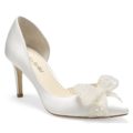 Bella Belle Shoes Dorothy, wedding shoes, ivory wedding shoes, pretty wedding shoes, satin wedding shoes, comfortable wedding shoes