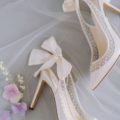 Bella Belle Shoes Gabrielle, Wedding shoes, comfortable wedding shoes, pretty wedding shoes, pretty shoes, ivory wedding shoes, high heel wedding shoes, closed toe wedding shoes, pearl wedding shoes