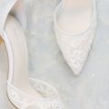 Bella Belle Shoes Penelope, wedding shoes, ivory wedding shoes, beautiful wedding shoes, modern wedding shoes, designer wedding shoes, lace wedding shoes