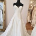 Caroline Castigliano Tranquility, wedding dress, discount wedding dress, mikado wedding dress, sample sale, sale wedding dress, cheap wedding dress