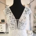 Nicole Milano NIA20681, fitted wedding dress, discount wedding dress, sample sale, wedding dress sale, sale wedding dress, cheap designer wedding dress