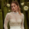 Catherine Deane Anya Topper. Bridal separates and wedding two pieces available at Rachel Ash Bridal boutique in Atherstone, Warwickshire.
