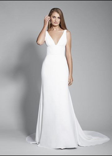 Caroline Castigliano Fanfare wedding dress. Available at Rachel Ash Bridal boutique in Atherstone, Warwickshire
