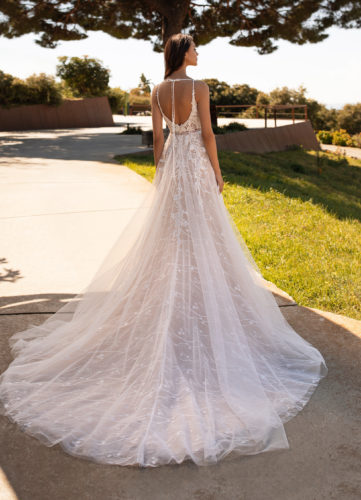 Pronovias Hyperion, wedding dress, a-line wedding dress, lace wedding dress
