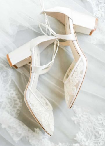 Bella Belle Shoes Abigail, wedding shoes, block heel wedding shoes, lace wedding shoes, ivory wedding shoes, comfortable wedding shoes