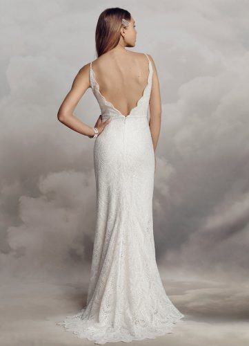 Catherine Deane Wesley wedding dress. Available at Rachel Ash Bridal boutique in Atherstone, Warwickshire