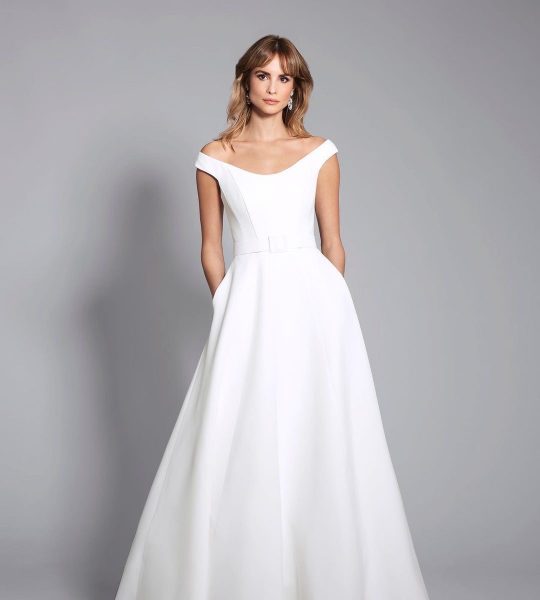 Caroline Castigliano Soprano wedding dress. Available at Rachel Ash Bridal boutique in Atherstone, Warwickshire
