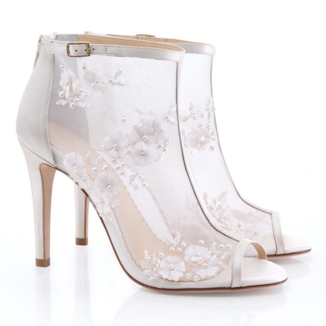 Bella Belle Shoes Belle, wedding shoes, wedding boots, wedding booties, lace wedding shoes, pretty wedding shoes, ivory wedding shoes, comfortable wedding shoes