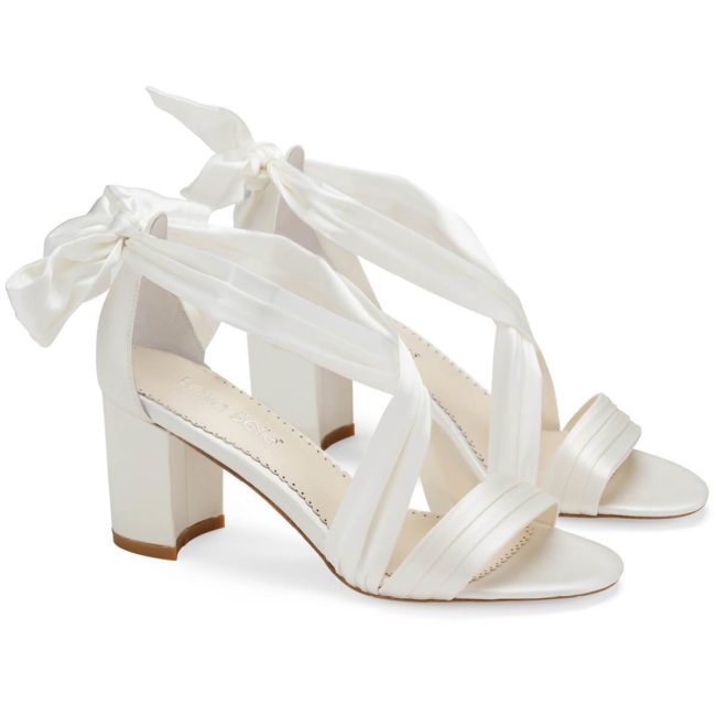 Bella Belle Shoes Kelly, wedding shoes, block wedding shoes, ivory wedding shoes, beautiful wedding shoes, modern wedding shoes, designer wedding shoes