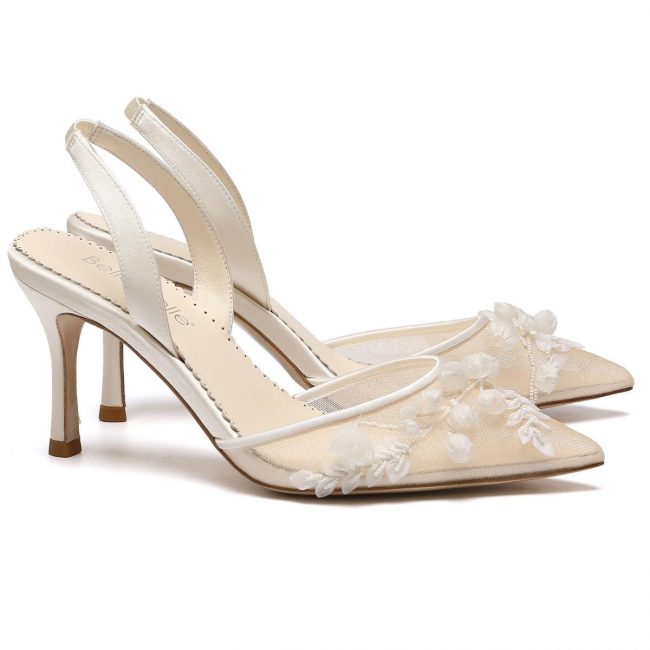 Bella Belle Shoes Libby wedding shoes. Available from Rachel Ash bridal boutique in Atherstone, Warwickshire.