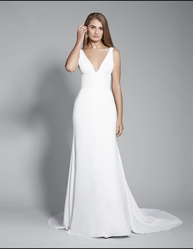 Caroline Castigliano Fanfare wedding dress. Available at Rachel Ash Bridal boutique in Atherstone, Warwickshire