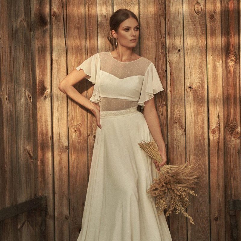 22 Stylish Bridal Separates and Two-Piece Wedding Gowns We Love